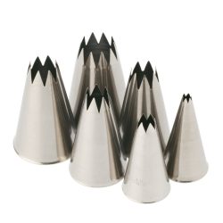 Set 6 star nozzles