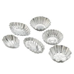 Kit of 6 pcs pastry moulds
