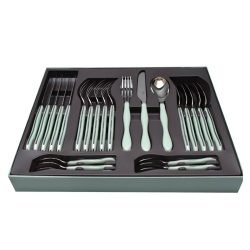 arzberg posate 24 pz colore verde menta