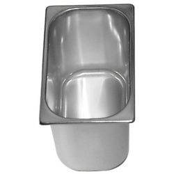 Piazza - Ice cream container in steel <br> 26,5 X 16 cm