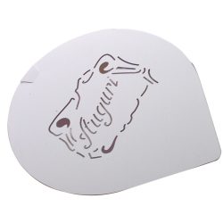 Plastic mask for decoration