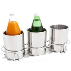 bottle holder rack steel