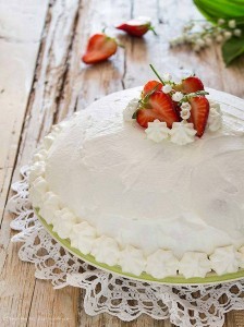 zuccotto con le fragole