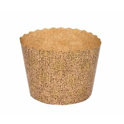 Forma di cottura panettoncino <br> 100 gr set 10/ 20/ 50/ 100 pz