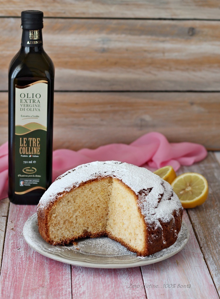 torta al limone con olio extravergine